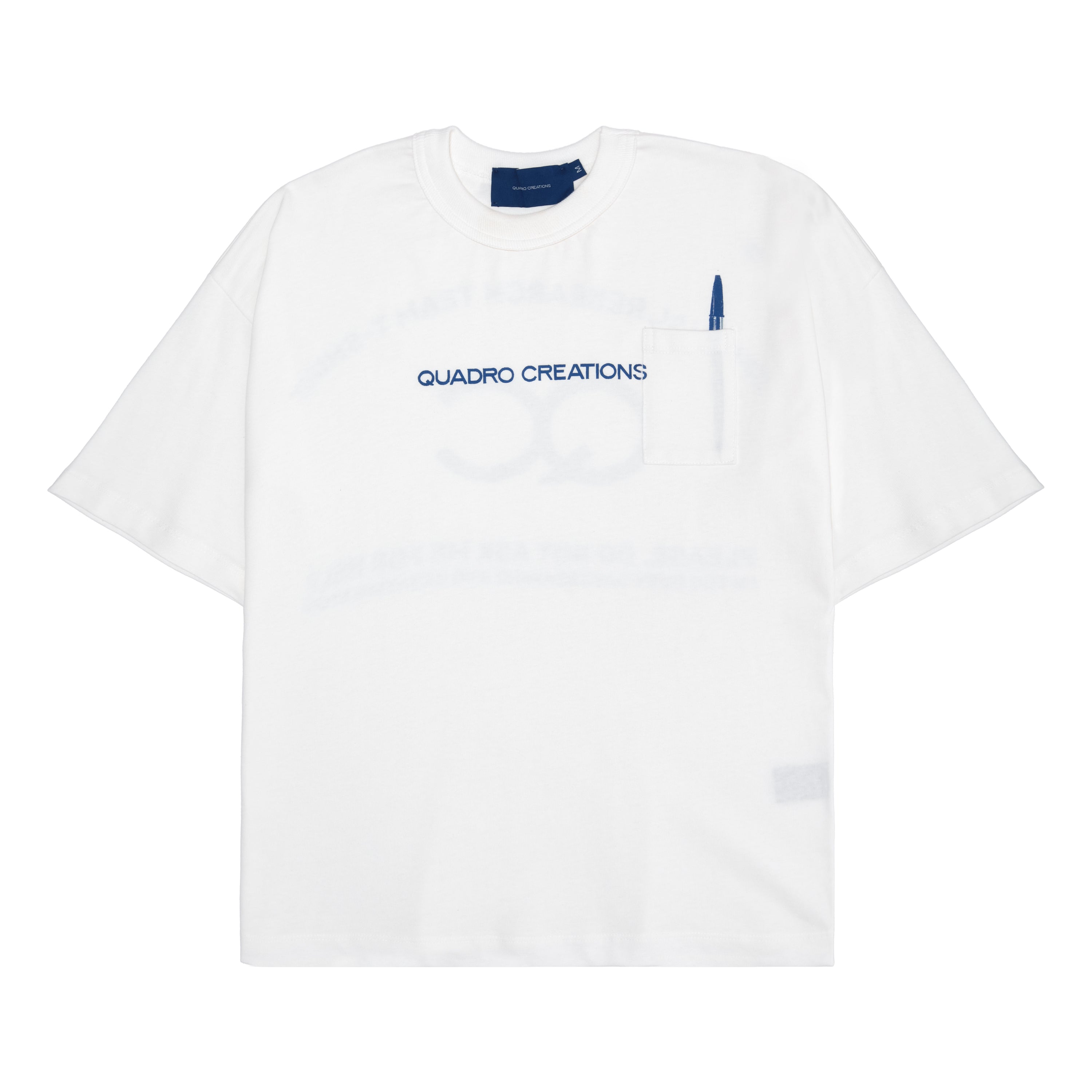 QUADRO CREATIONS -  Camiseta QC Staff Off White